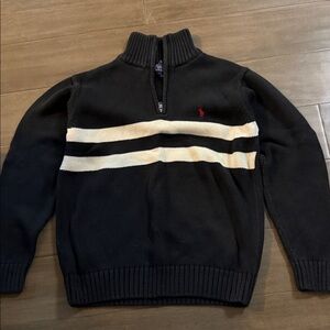 Polo Ralph Lauren Cotton Quarter Zip Sweater Youth SZ Medium